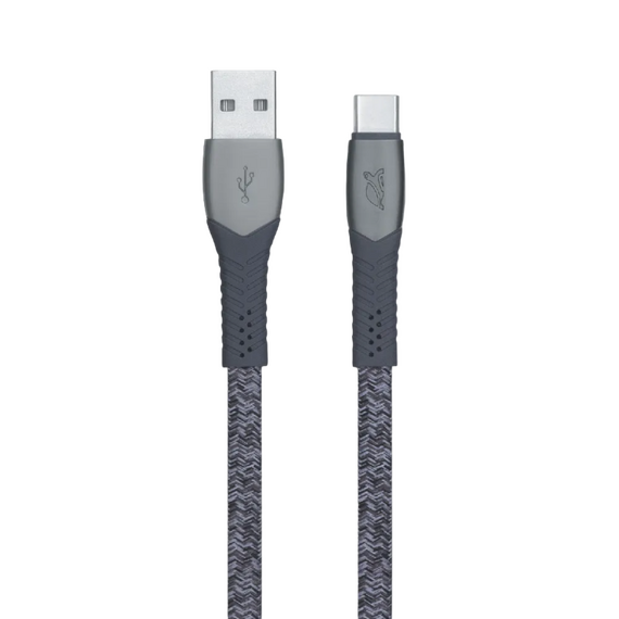 Cablu de încărcare și date Rivacase PS6102, USB Type-C/USB Type-A, 1,2m, Gri, 2 image