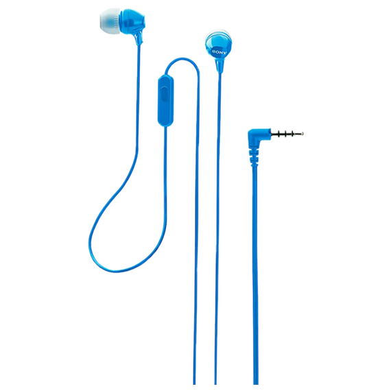 Căști SONY MDR-EX15AP, Albastru, 3 image