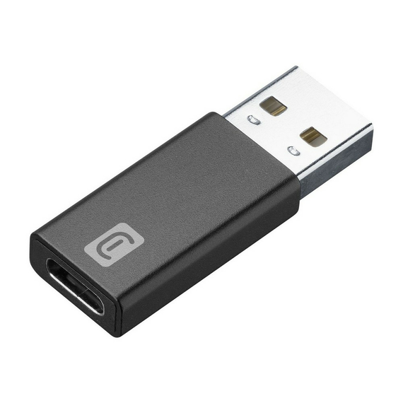 Cellularline Adapter Cellular USB-C to USB, Negru, 2 image