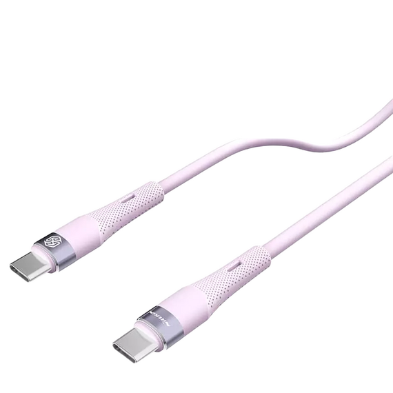 Cablu de încărcare Nillkin Type-C to Type-C Cable, Flowspeed, USB Type-C/USB Type-C, 1,2m, Violet, 2 image