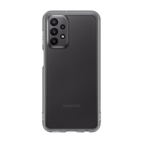 Husă Samsung Soft Clear Cover pentru Galaxy A23, Negru
