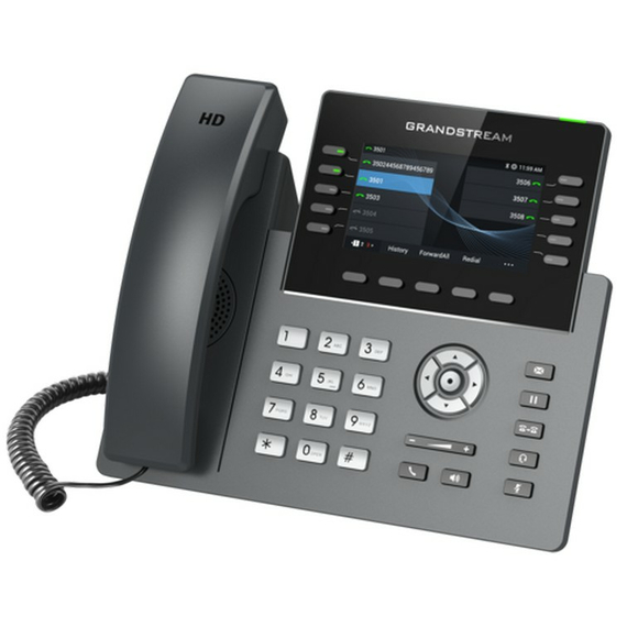 Telefon IP Grandstream GRP2615, Negru, 2 image