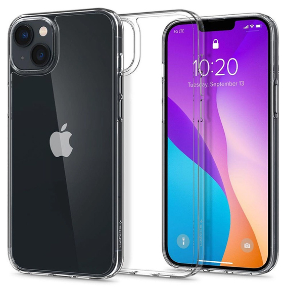 Husă Spigen iPhone 14, Airskin Hybrid, Transparent, 9 image