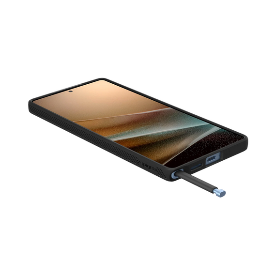 Husă Spigen Liquid Air pentru Samsung Galaxy S25 Ultra, Negru mat, 3 image