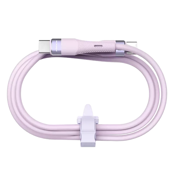 Cablu de încărcare Nillkin Type-C to Type-C Cable, Flowspeed, USB Type-C/USB Type-C, 1,2m, Violet, 3 image