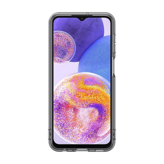 Husă Samsung Soft Clear Cover pentru Galaxy A23, Negru, 2 image