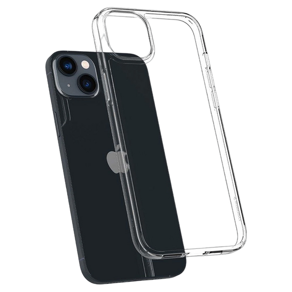 Husă Spigen iPhone 14, Airskin Hybrid, Transparent, 4 image