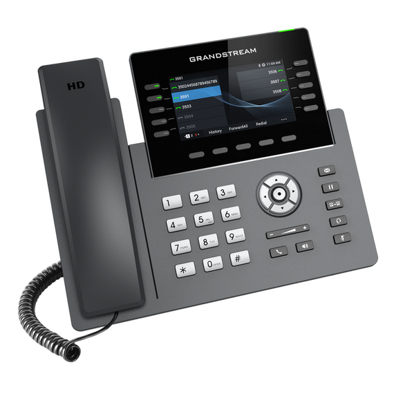 Telefon IP Grandstream GRP2615, Negru, 5 image