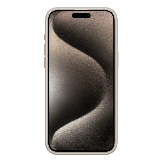 Husă Spigen iPhone 15 Pro Ultra Hybrid Mag, Frost Natural Titanium, 3 image