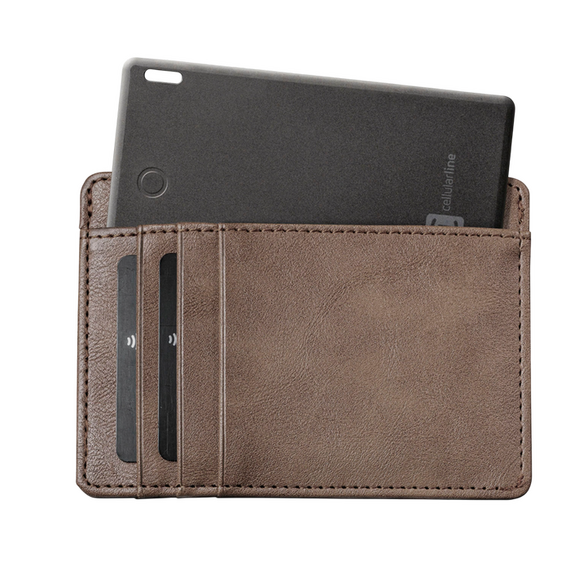 Tracker inteligent Cellularline Tracy Card, Negru, 2 image