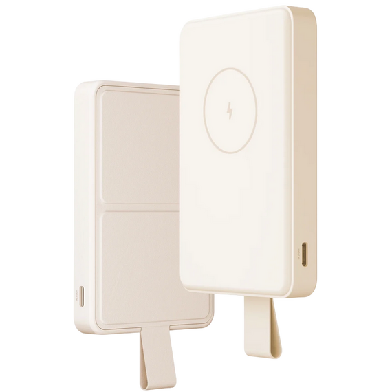 Acumulator extern Xiaomi Magnetic, 6000mAh, Bej, 2 image