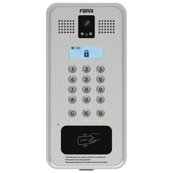 Interfon IP Fanvil i33VF, Gri