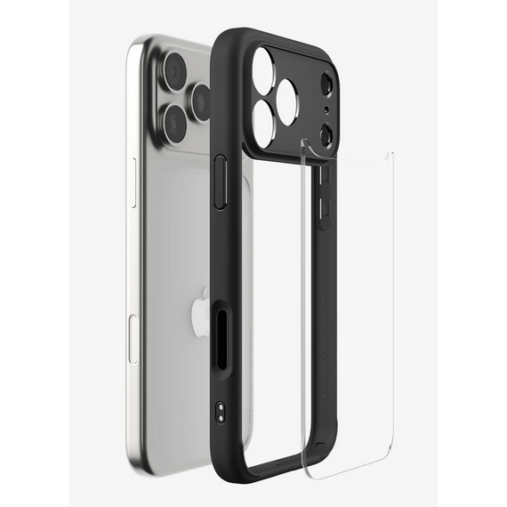 Husă Spigen Ultra Hybrid pentru Apple iPhone 17 Pro Max, Negru mat, 3 image