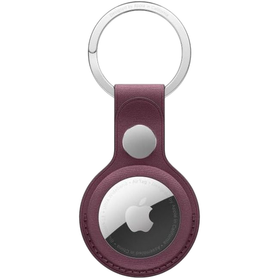 Husă pentru Airtag Apple FineWoven Key Ring, Mulberry