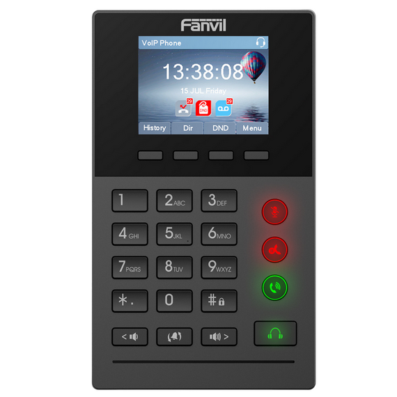 Telefon IP Fanvil X2P, Negru, 2 image
