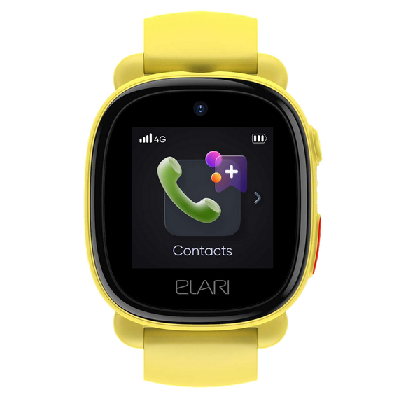 Ceas pentru copii Elari KidPhone 4G Lite, Galben, 2 image