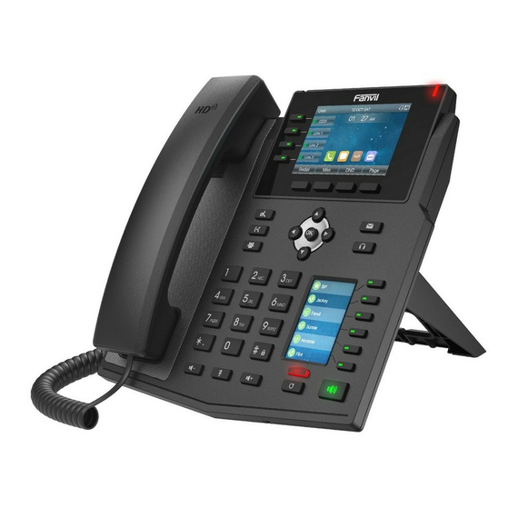 Telefon IP Fanvil X5U, Negru, 2 image