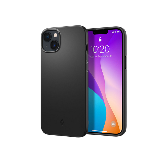 Husă Spigen iPhone 14 Plus, Thin Fit, Negru