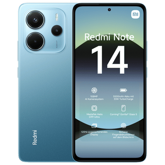 Xiaomi Redmi Note 14 4G, 6GB/128GB, Ocean Blue