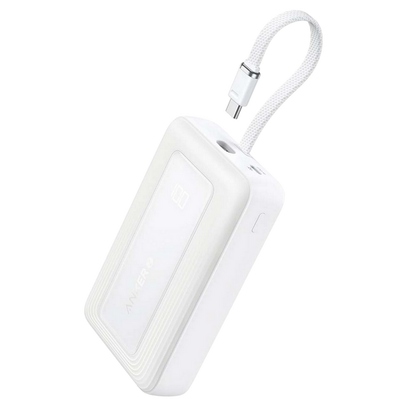 Acumulator extern Anker PowerCore Zolo, 10000mAh, Alb