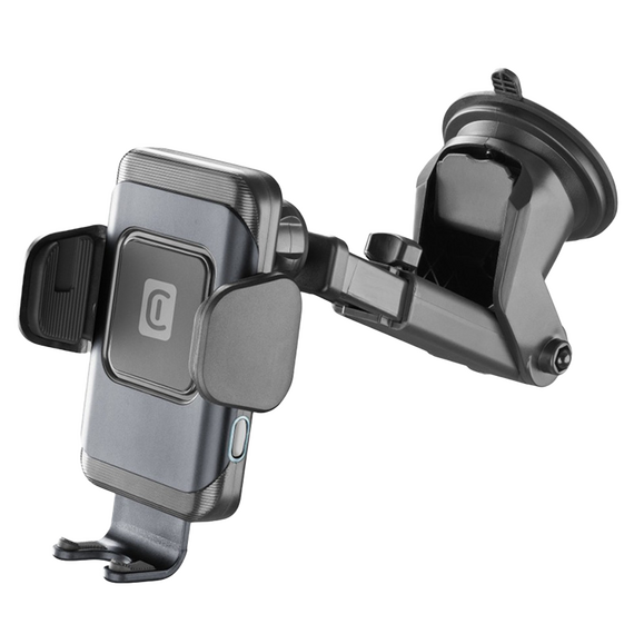 Suport Auto Cellularline Hug Dual Pro 15W, Negru