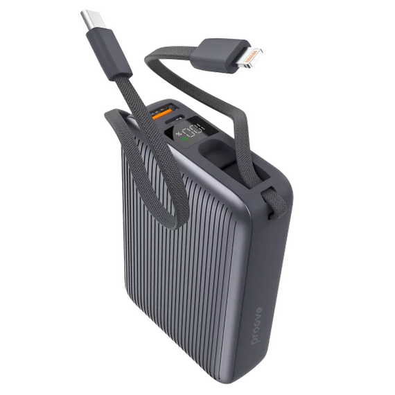 Acumulator extern Proove Moon Rock, 20000mAh, Gri