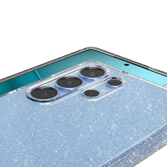 Husă Spigen Liquid Crystal pentru Samsung Galaxy S25, Cristal cu sclipici, 3 image
