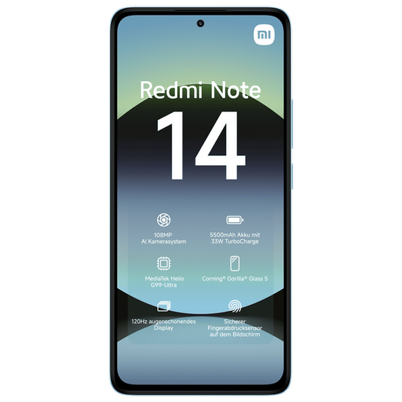 Xiaomi Redmi Note 14 4G, 6GB/128GB, Ocean Blue, 3 image