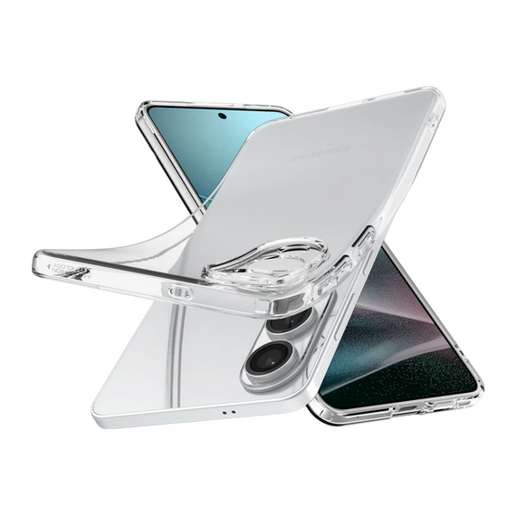 Husă Spigen Liquid Crystal for Samsung Galaxy S25 Edge, Crystal Clear, 2 image