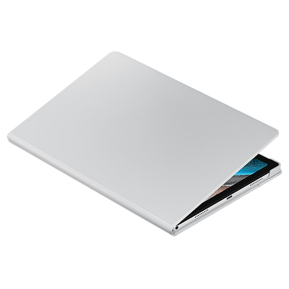 Husă pentru tabletă Samsung Tab A8 Book Cover, 10,5", Poliuretan, Argintiu, 2 image