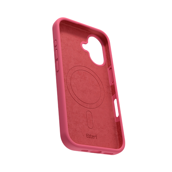 Husă Etteri Silicone Mag pentru Apple iPhone 16, Raspberry, 2 image