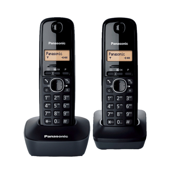 Telefon DECT Panasonic KX-TG1612, Gri