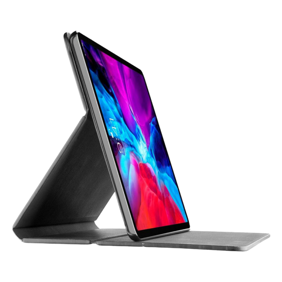 Husă pentru tabletă Cellularline Folio - iPad Pro 12.9" (2021), Piele artificială, Negru