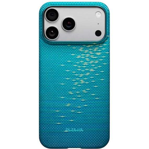 Husă Pitaka Ultra-Slim pentru Apple iPhone 17 Pro Max, Lucid Blue