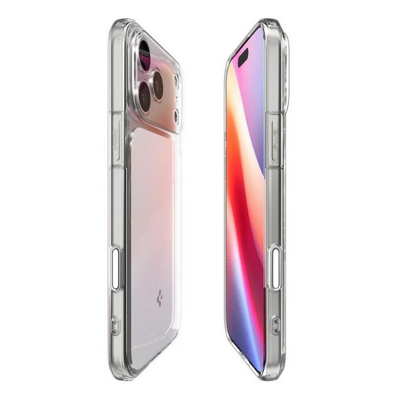 Husă Spigen Ultra Hybrid "T" Mag Safe pentru Apple iPhone 17 Pro, Alb Lucios, 2 image