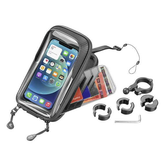 Suport Auto Cellularline Rider Shield, Negru, 2 image