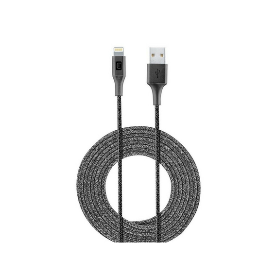 Cablu încărcare și sincronizare Cellularline Long Cable, USB Type-A/Lightning, 2,5m, Negru, 3 image