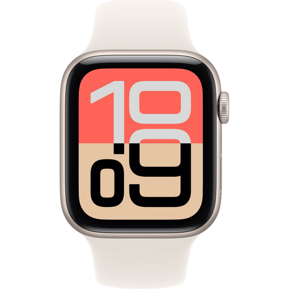Ceas inteligent Apple Watch SE 3, 40mm, Starlight, 2 image