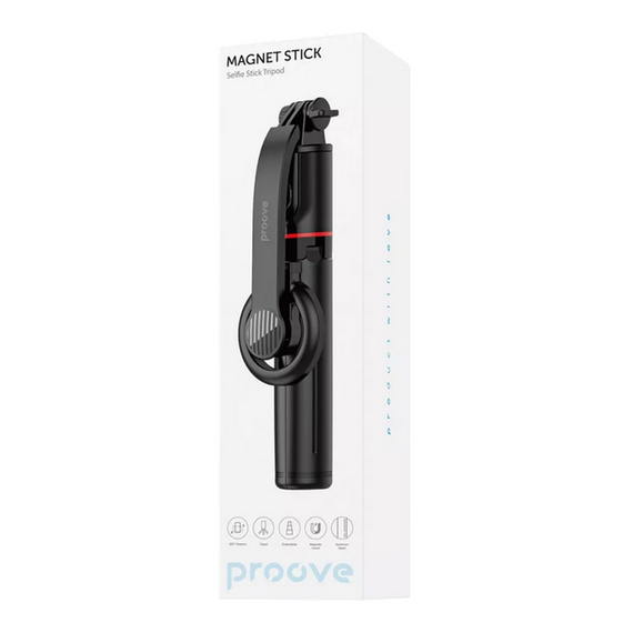 Selfie Stick Proove Magnet Stick, Negru, 3 image
