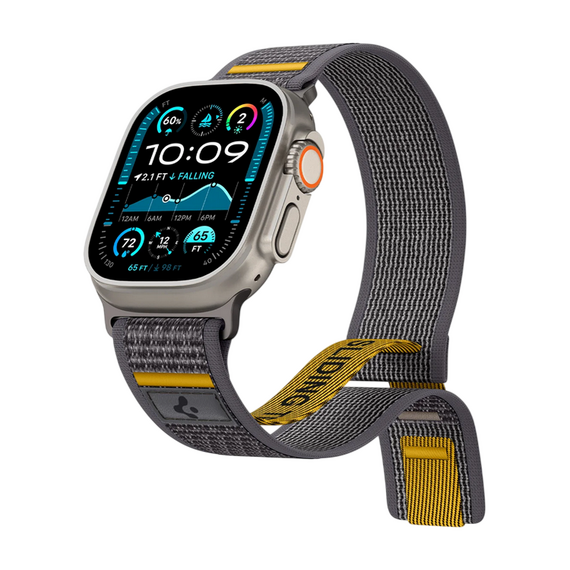 Curea pentru ceas Spigen Athlex Air, Nailon, Active Gray