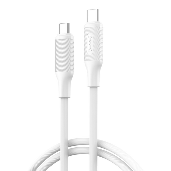 Cablu încărcare și sincronizare XO NB-Q265B, USB Type-C/USB Type-C, 1m, Alb