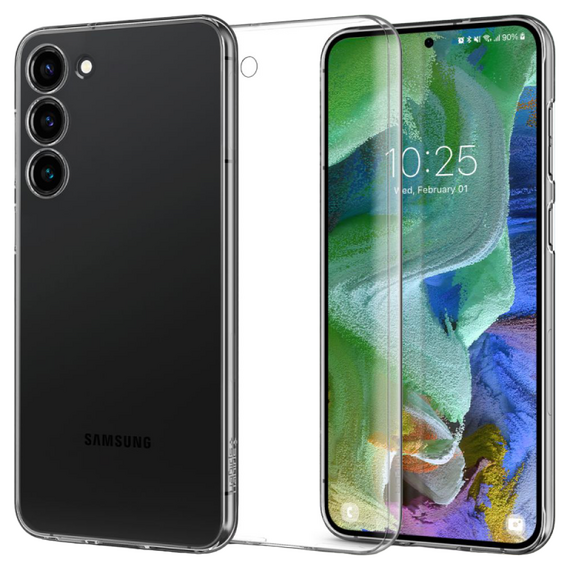 Husă Spigen Samsung S23+, Airskin, Crystal Clear