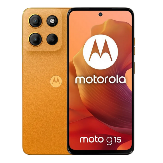 Motorola Moto G15, 8GB/256GB, Sunrise Orange