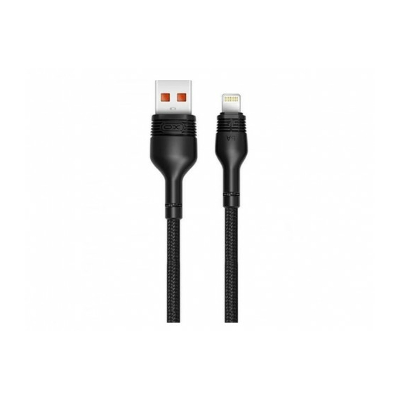 Cablu încărcare și sincronizare XO NB55, USB Type-A/Lightning, 1m, Negru, 2 image