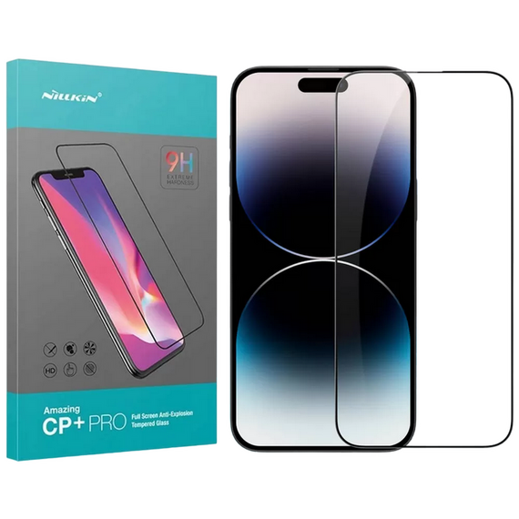 Sticlă de protecție Nillkin iPhone 15 Pro CP+ pro, Negru, 2 image