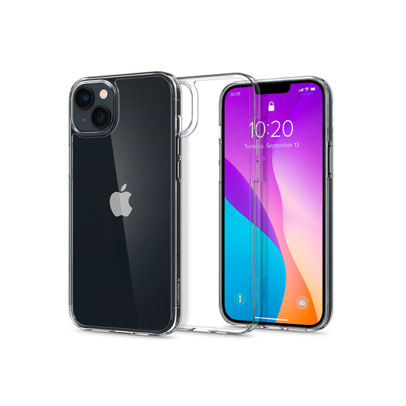 Husă Spigen iPhone 14 Plus, Airskin Hybrid, Transparent, 2 image