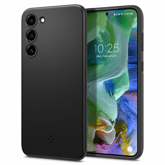 Husă Spigen Samsung S23+, Thin Fit, Negru, 3 image