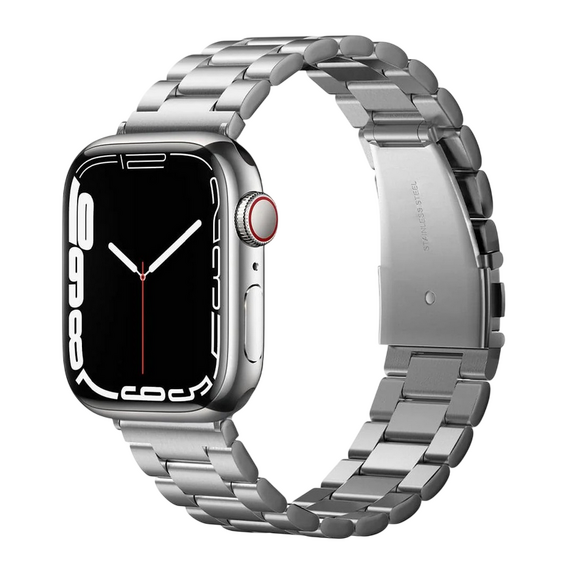 Curea pentru ceas Spigen Modern Fit, Oţel inoxidabil, Argintiu