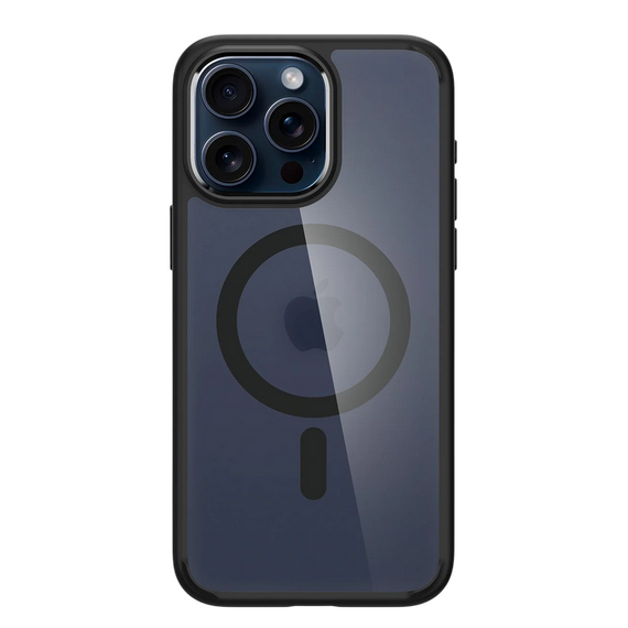 Husă Spigen iPhone 15 Pro Ultra Hybrid Mag, Frost Black, 3 image