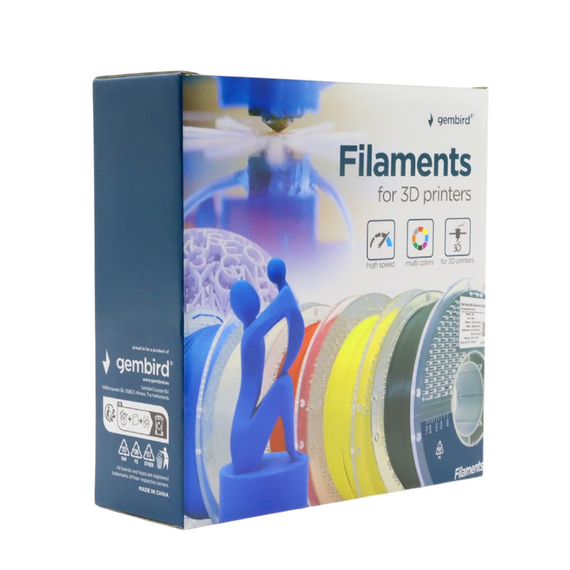 Filament pentru imprimantă 3D Gembird 3DP-PLA1.75HY-01-Y, PLA, Galben, 1.75 mm, 1kg, 3 image